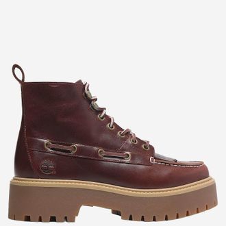 Timberland Botines con plataforma de cuero Stone Street de Timberland