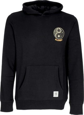 Element Zwarte Timber Flint Hoodie Heren - Heren - Hoodies - Zwart - L - Katoen - Hoodies & sweatvesten