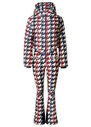 Perfect Moment Polar Houndstooth Flared-leg ski Suit - Multicoloured 1 - M (UK10)