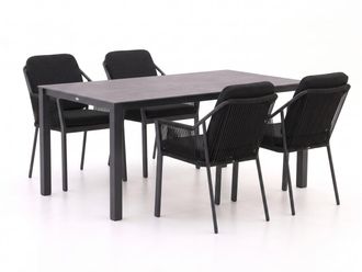 Tierra Outdoor Liv/Lagundo 180cm dining tuinset 5-delig stapelbaar