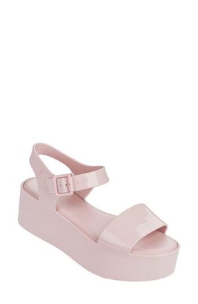 Melissa Mar Platform Sandal in Light Pink at Nordstrom, Size 10