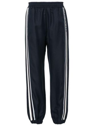 Moncler Trainingsbroek met geborduurd logo - Blauw