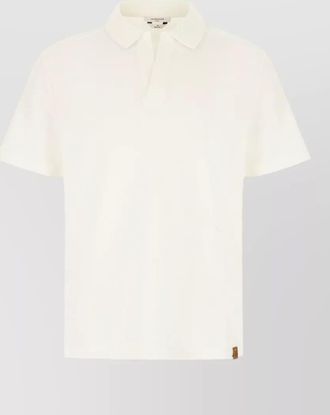 Jacob Cohen cotton blend polo shirt textured collar