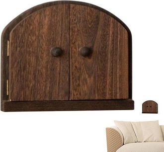 OEM Tapa De Madera Para Enchufe, Tapas Para Enchufes, 22.5 X 18.5 Cm, Dise&ntilde;o De Doble Puerta, Autoadhesiva, Dormitorios, Pasillos Y Salas De Estar