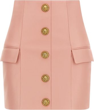 Balmain Pink Testa di leone skirt