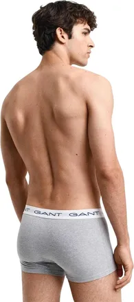 GANT Slim-fit boxershorts van katoenmix voor heren (set van 3) (Grijs)