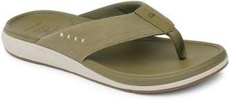 Reef Cushion Norte Water Friendly Flip Flop in Olive Vintage at Nordstrom Rack, Size 12