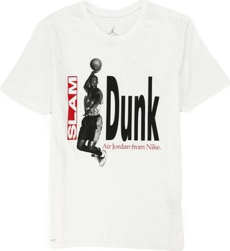 Nike Jordan Air Jordan Jumpman Printed Sports TEE Men White 939615-100