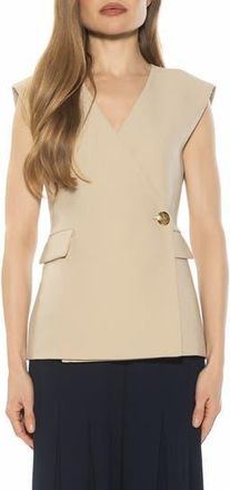 Alexia Admor Pia Vest in Oat at Nordstrom Rack, Size 10