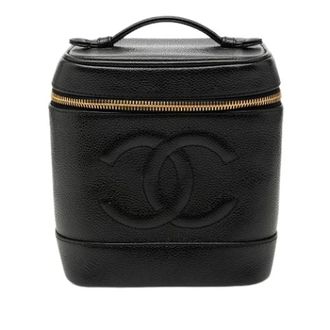 Chanel Pre-owned Vanity Bag - Dames - Pre-owned - Zwart - Maat: ONE Size Leer