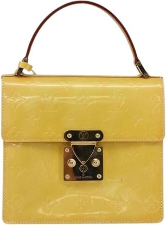 Louis Vuitton Pre-owned Handbags, female, Yellow, Size: ONE SIZE Pre-owned Leather Handbag