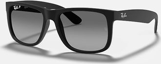 Ray-Ban Mens Justin Classic Sunglasses In Black/dark Blue