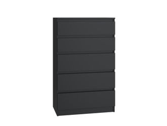 OEM C&oacute;moda Moderna Negra, Sin Tiradores, Minimalista, Para Sal&oacute;n, Dormitorio O Habitaci&oacute;n Infantil