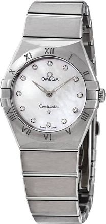 Omega Constellation Manhattan Diamond Mother of Pearl Dial Ladies Watch 131.10.28.60.55.001