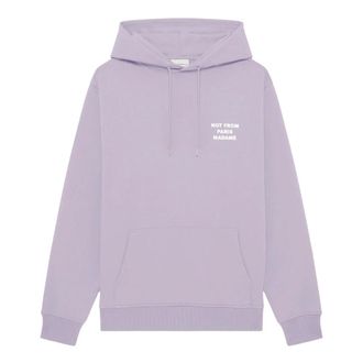 Dr&ocirc;le de Monsieur Hoodies, male, Purple, Size: XL Slogan Sweatshirt