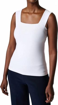 Joseph Ribkoff Square Neck Camisole In White