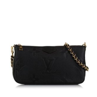 Louis Vuitton Pre-owned Pochette Felicie - Dames - Vintage Schoudertas - Zwart - ONE Size - Leer - Vintage