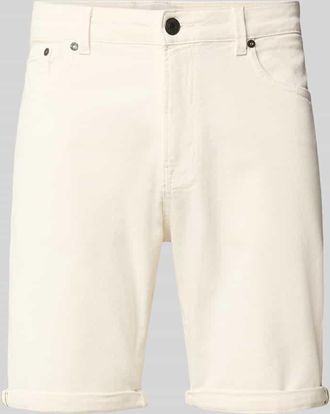 Jack & Jones Jeansshorts mit Umschlag und Eingrifftaschen Modell RICK ALLEN in Weiss, Gr&ouml;&szlig;e XXL