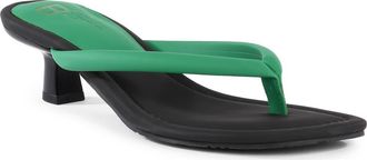 BC Footwear Riptide Kitten Heel Sandal in Green at Nordstrom, Size 7.5