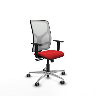 Piqueras y Crespo Silla De Oficina Piqueras Y Crespo Motilla Rojo Malla