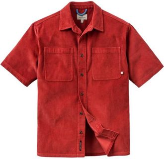 Passenger Backcountry S/S Cord Shirt Hemd f&uuml;r Herren | rot