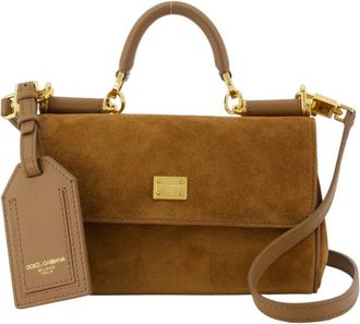 Dolce & Gabbana My Sicily Mini - Bags - Mujer - Marr&oacute;n - ONE SIZE