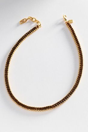 Crystal Haze Baguette Necklace