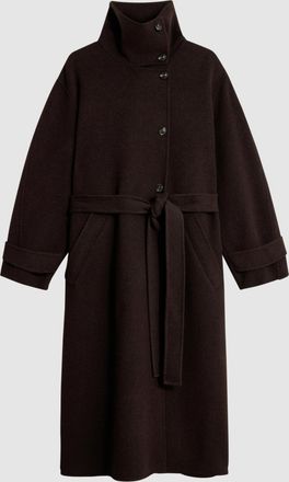 SOEUR Manteau James Marron Fonce