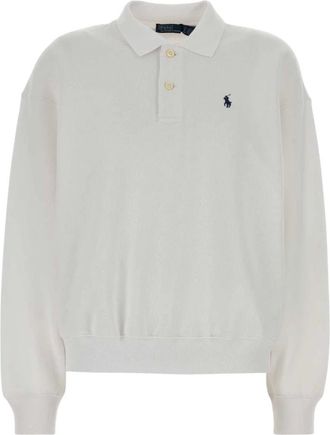 Polo Ralph Lauren Polo de mezcla de algod&oacute;n - Tops - Mujer - Blanco - L