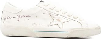 Golden Goose White Star-leather Sneakers