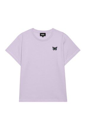 Dalix Womens Butterfly Lightweight High Waisted Tee in Lavender at Nordstrom, Size X-Large