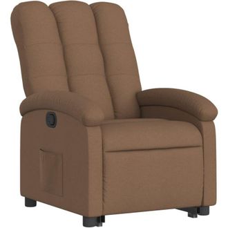 vidaXL Vidaxl - Sill&oacute;n Reclinable Elevable De Tela Marr&oacute;n