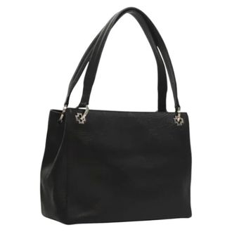 Bally Tweedehands leren handtassen - Dames - Pre-owned - Zwart - Maat: ONE Size Leer