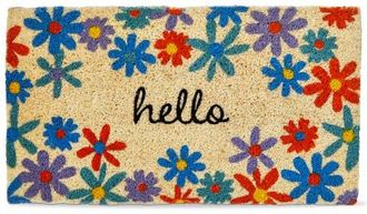 Tag Hello Daisy Coir Mat Multi Coir Everyday in Beige at Nordstrom, Size Medium