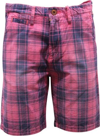 Scotch & Soda Geverfde Bermuda Shorts Model 1201 - Heren - Korte Broeken - Roze - W29 - Korte Broeken