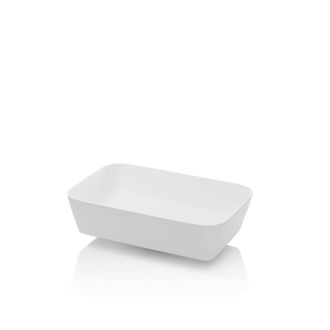 Aquadesign Lavabo sobre encimera blanco en resina