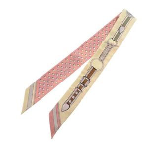 Herm&egrave;s Pre-owned Scarves, female, Multicolor, Size: ONE SIZE Pre-owned Twilly Scarf Grand Tralala