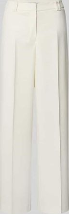 More & More More & More Stoffhose aus Viskose-Mix mit B&uuml;gelfalte in Offwhite, Gr&ouml;&szlig;e 38