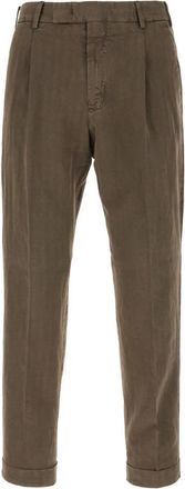Pantaloni Torino Slim Gabardine Cropped Broek - Heren - Vrijetijds broeken - Bruin - S - Katoen - Broeken
