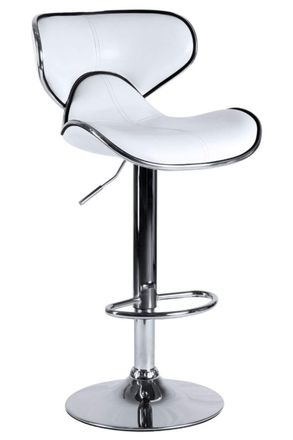 Regalos Miguel Pack 6 Taburetes color blanco en polipiel