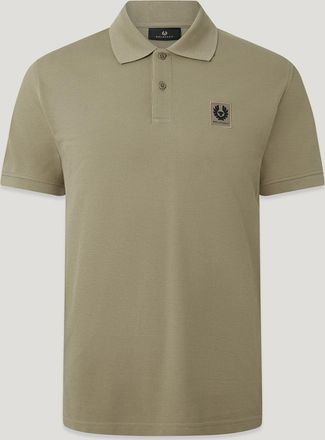 Belstaff Polo Mens Cotton Pique Fatigue Green Size 2XL