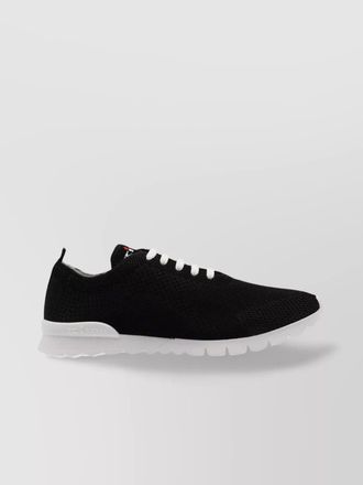 Kiton mesh upper sneakers rubber sole