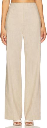 Veronica Beard Jude Pant In Natural/gold