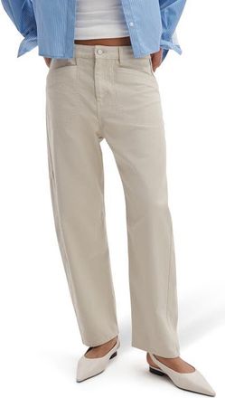 Rag & Bone Stevie Tapered Stretch Cotton Utility Pants in Tan at Nordstrom, Size 23