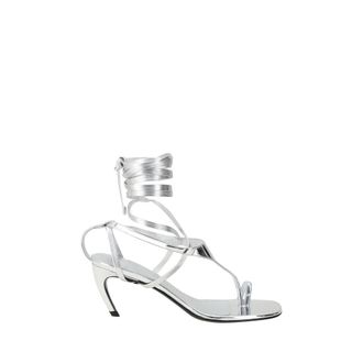 The Attico High Heel Sandals, female, Gray, 5 UK, Nova Thong Sandal