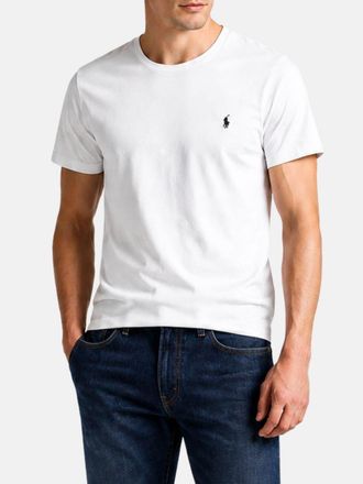 Polo Ralph Lauren T-shirt in cotone con logo Pony ricamato