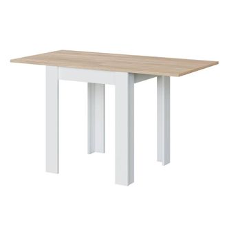 Calicosy Extendable Table With Book-Style Opening System - L67 Cm in White