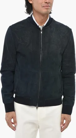 Salvatore Santoro Perforated Suede Jacket Salvatore Santoro