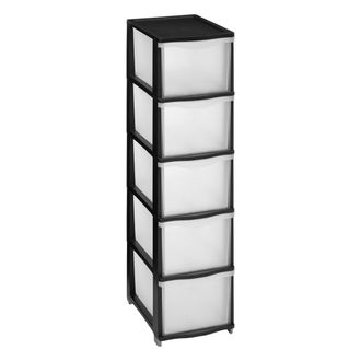 5five Simply Smart 5five Simply Smart - Torre Di Plastica A 5 Cassetti Towy - 5five