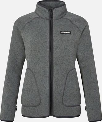 Berghaus Womens Berghaus Womens Asterby Interactive Full Zip Fleece - Grey - Size: 12